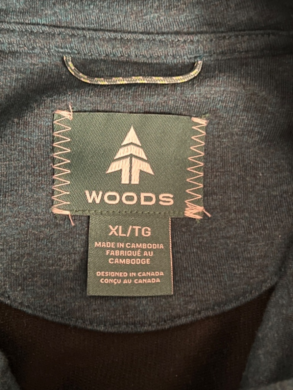 Woods Green Hoodie Women's Size XL LIKE NEW - Picture 10 of 10